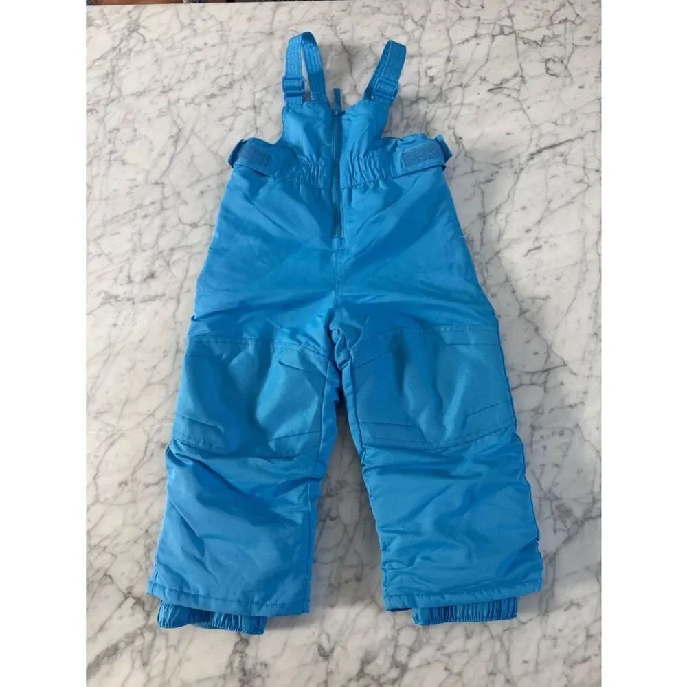 Cat & Jack Kids Snow Bibs Blue Size 2T Blue NWOT